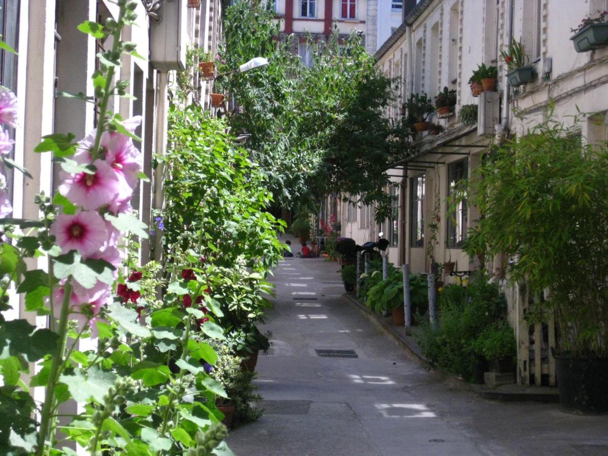 Cite Pilleux - Charming Studio In A Flowery Pedestrian Lane Paris Ngoại thất bức ảnh