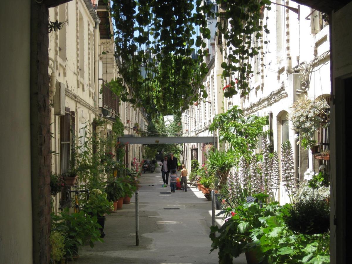 Cite Pilleux - Charming Studio In A Flowery Pedestrian Lane Paris Ngoại thất bức ảnh